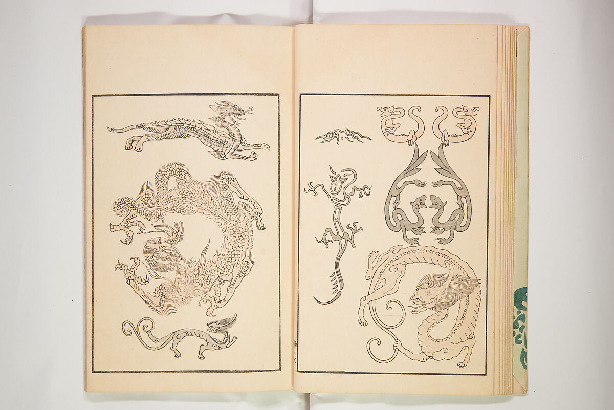 Chiyomigusa (Book on Design) ちよみくさ, Three volumes, Japan