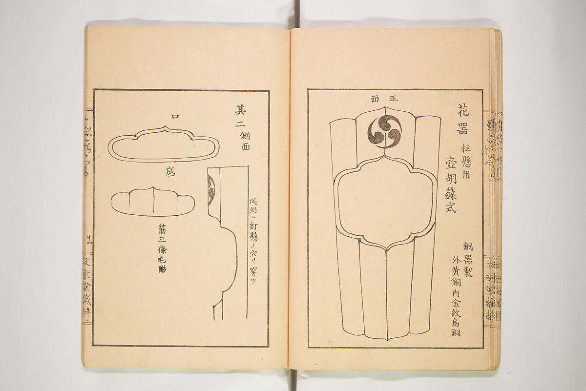 New Ideas for Designs (Shin’an ishō chigozakura) 新案意匠知古佐久良 （しんあんいしょうちござくら）, Ink on paper, Japan