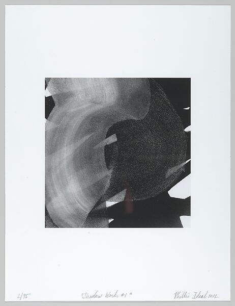 Shadow Works #1, Phillis Ideal (American, born Roswell, New Mexico, 1942), Inkjet print 