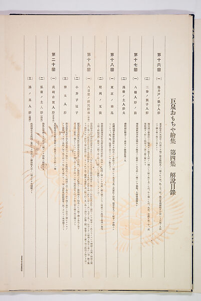 Kyosen’s Collected Illustrations of Japanese Toys (Kyōsen Omocha-shū) 巨泉おもちゃ集第１１−２０集（きょせんおもちゃしゅう）, Kawasaki Kyosen 川崎巨泉 (Japanese, 1877–1942), Ink on paper, Japan