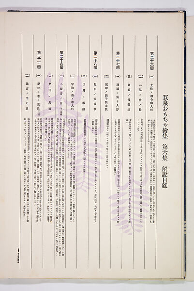 Kyosen’s Collected Illustrations of Japanese Toys (Kyōsen Omocha-shū) 巨泉おもちゃ集第１１−２０集（きょせんおもちゃしゅう）, Kawasaki Kyosen 川崎巨泉 (Japanese, 1877–1942), Ink on paper, Japan