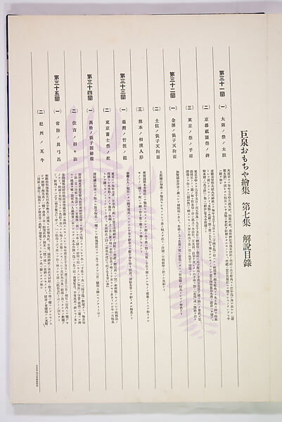 Kyosen’s Collected Illustrations of Japanese Toys (Kyōsen Omocha-shū) 巨泉おもちゃ集第１１−２０集（きょせんおもちゃしゅう）, Kawasaki Kyosen 川崎巨泉 (Japanese, 1877–1942), Ink on paper, Japan