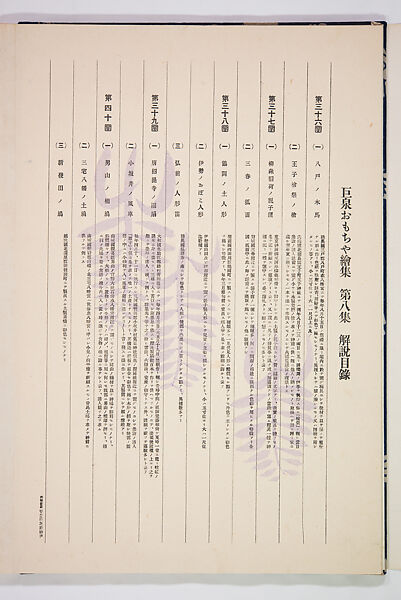 Kyosen’s Collected Illustrations of Japanese Toys (Kyōsen Omocha-shū) 巨泉おもちゃ集第１１−２０集（きょせんおもちゃしゅう）, Kawasaki Kyosen 川崎巨泉 (Japanese, 1877–1942), Ink on paper, Japan