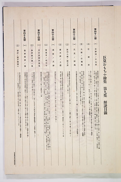 Kyosen’s Collected Illustrations of Japanese Toys (Kyōsen Omocha-shū) 巨泉おもちゃ集第１１−２０集（きょせんおもちゃしゅう）, Kawasaki Kyosen 川崎巨泉 (Japanese, 1877–1942), Ink on paper, Japan