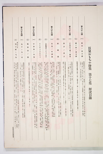 Kyosen’s Collected Illustrations of Japanese Toys (Kyōsen Omocha-shū) 巨泉おもちゃ集第１１−２０集（きょせんおもちゃしゅう）, Kawasaki Kyosen 川崎巨泉 (Japanese, 1877–1942), Ink on paper, Japan