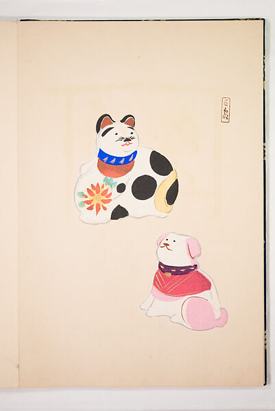 Kyosen’s Collected Illustrations of Japanese Toys (Kyōsen Omocha-shū) 巨泉おもちゃ集第１１−２０集（きょせんおもちゃしゅう）, Kawasaki Kyosen 川崎巨泉 (Japanese, 1877–1942), Ink on paper, Japan