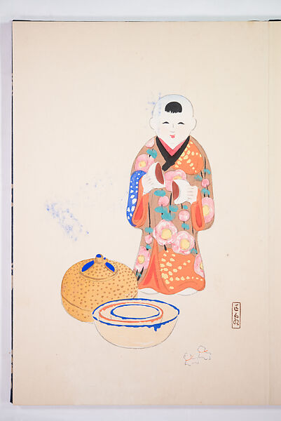 Kyosen’s Collected Illustrations of Japanese Toys (Kyōsen Omocha-shū) 巨泉おもちゃ集第１１−２０集（きょせんおもちゃしゅう）, Kawasaki Kyosen 川崎巨泉 (Japanese, 1877–1942), Ink on paper, Japan