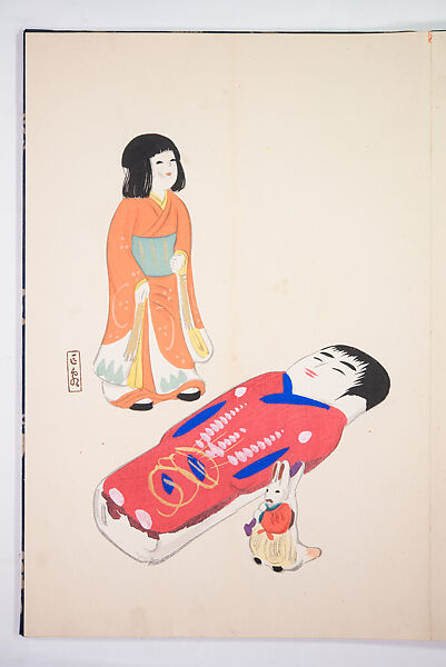 Kyosen’s Collected Illustrations of Japanese Toys (Kyōsen Omocha-shū) 巨泉おもちゃ集第１１−２０集（きょせんおもちゃしゅう）, Kawasaki Kyosen 川崎巨泉 (Japanese, 1877–1942), Ink on paper, Japan