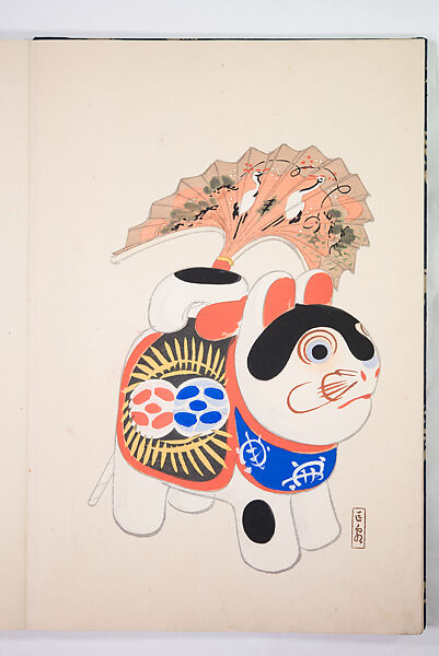 Kyosen’s Collected Illustrations of Japanese Toys (Kyōsen Omocha-shū) 巨泉おもちゃ集第１１−２０集（きょせんおもちゃしゅう）, Kawasaki Kyosen 川崎巨泉 (Japanese, 1877–1942), Ink on paper, Japan
