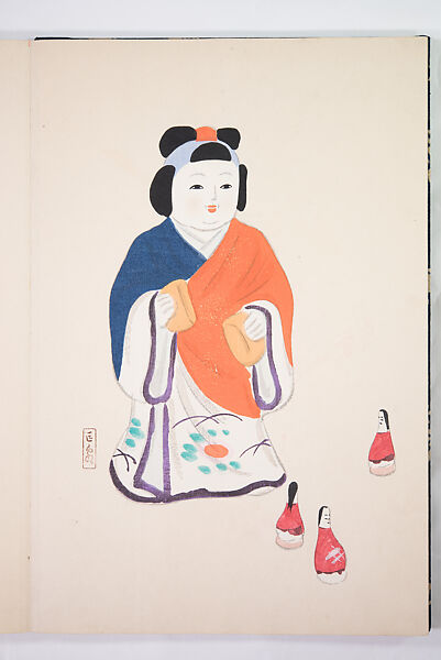 Kyosen’s Collected Illustrations of Japanese Toys (Kyōsen Omocha-shū) 巨泉おもちゃ集第１１−２０集（きょせんおもちゃしゅう）, Kawasaki Kyosen 川崎巨泉 (Japanese, 1877–1942), Ink on paper, Japan