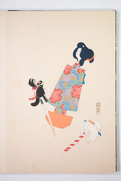 Kyosen’s Collected Illustrations of Japanese Toys (Kyōsen Omocha-shū) 巨泉おもちゃ集第１１−２０集（きょせんおもちゃしゅう）, Kawasaki Kyosen 川崎巨泉 (Japanese, 1877–1942), Ink on paper, Japan