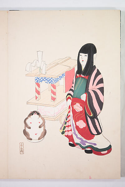 Kyosen’s Collected Illustrations of Japanese Toys (Kyōsen Omocha-shū) 巨泉おもちゃ集第１１−２０集（きょせんおもちゃしゅう）, Kawasaki Kyosen 川崎巨泉 (Japanese, 1877–1942), Ink on paper, Japan