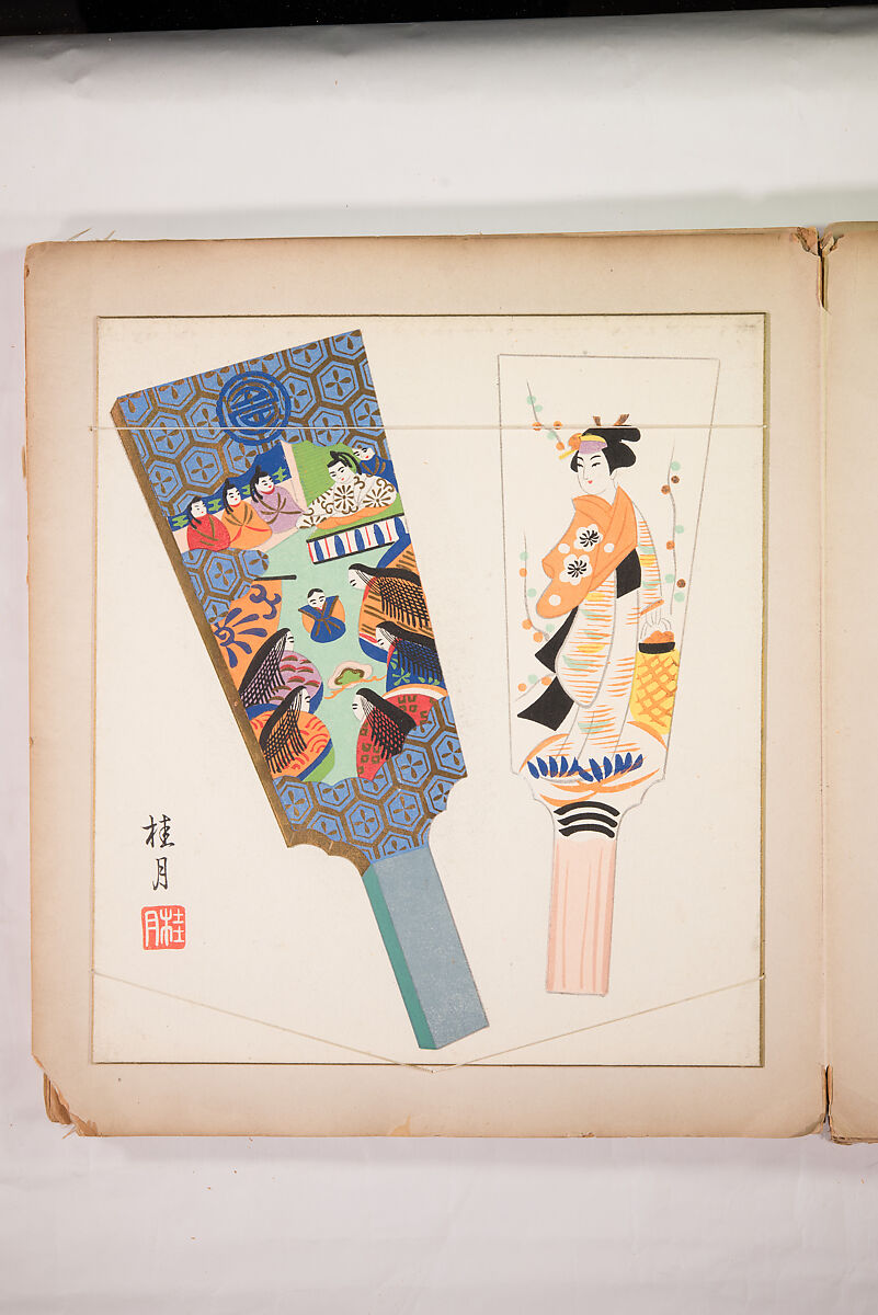 Japanese Folk Toys: Spring  (Kyōdo gangu shū: haru) 郷土玩具集: 春（きょうどがんぐしゅう: はる）, Yamashita Hakuba 山下白馬, Ink on paper, Japan