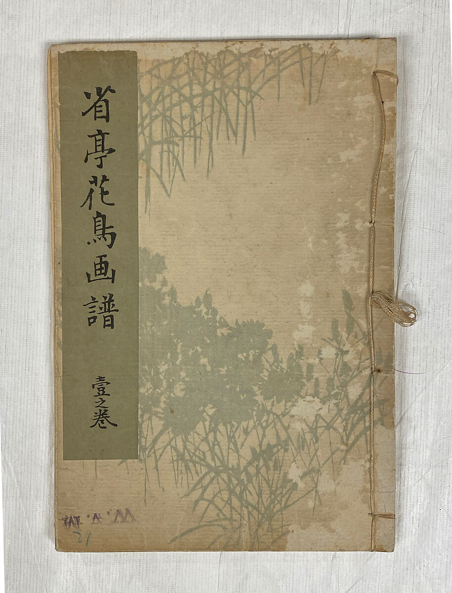 Seitei’s Bird-and-Flower Painting Manual (Seitei kachō gafu), Watanabe Seitei (Japanese, 1851–1918), Woodblock-printed book; ink and color on paper, Japan 