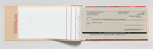 Cheque Book, Mikhail Karasik (Russian, born Leningrad (St. Petersburg), 1953-2017, St. Petersburg), Lithography; 4/15