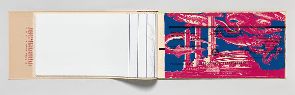 Cheque Book, Mikhail Karasik (Russian, born Leningrad (St. Petersburg), 1953-2017, St. Petersburg), Lithography; 4/15