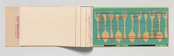 Cheque Book, Mikhail Karasik (Russian, born Leningrad (St. Petersburg), 1953-2017, St. Petersburg), Lithography; 4/15