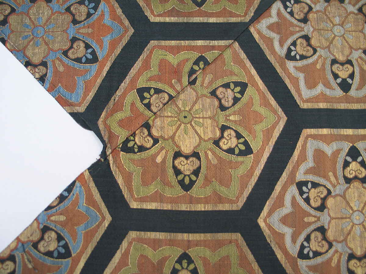 Pieces, Silk, paper, gold, Japan