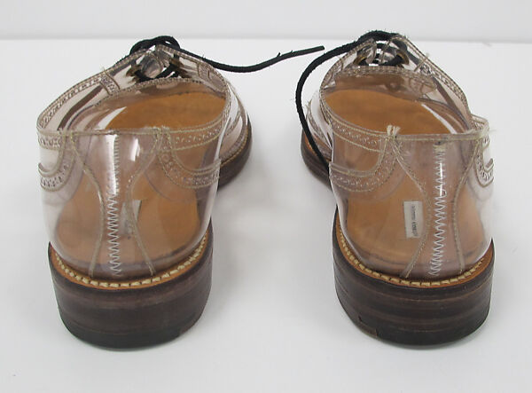 Shoes, Lawler Duffy (British, founded 1989), plastic (vinyl), leather, cotton, British