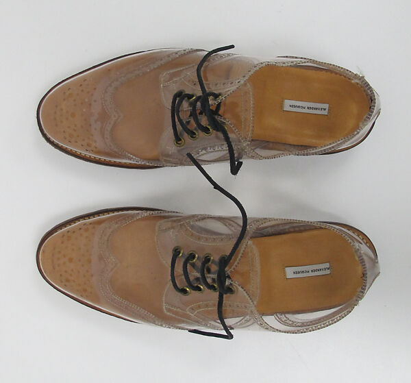 Shoes, Lawler Duffy (British, founded 1989), plastic (vinyl), leather, cotton, British