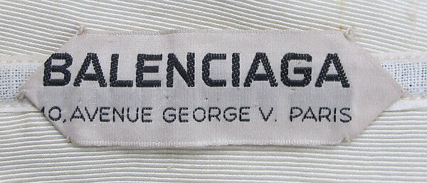 Dress, House of Balenciaga (French, founded 1937), silk, metal, French