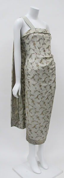 Dress, House of Balenciaga (French, founded 1937), silk, metal, French