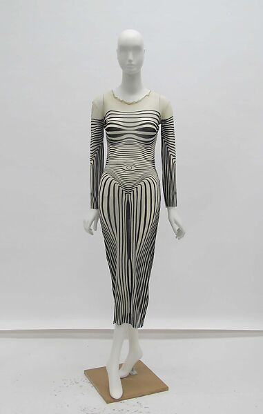 Dress, Jean Paul Gaultier (French, born 1952), synthetic, French 