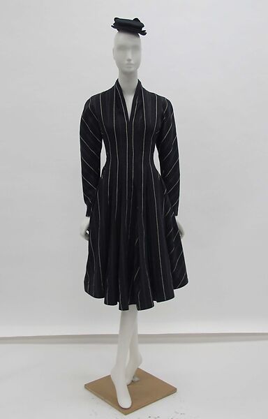 Ensemble, John Galliano (founded 1984), wool, silk, metal, British