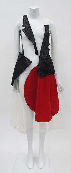 Dress, Comme des Garçons (Japanese, founded 1969), synthetic, metal, Japanese 
