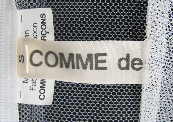 Dress, Comme des Garçons (Japanese, founded 1969), synthetic, metal, Japanese