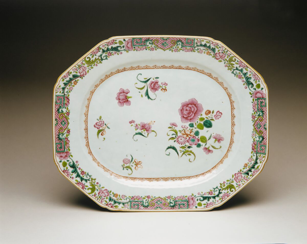 Platter, Porcelain, Chinese 