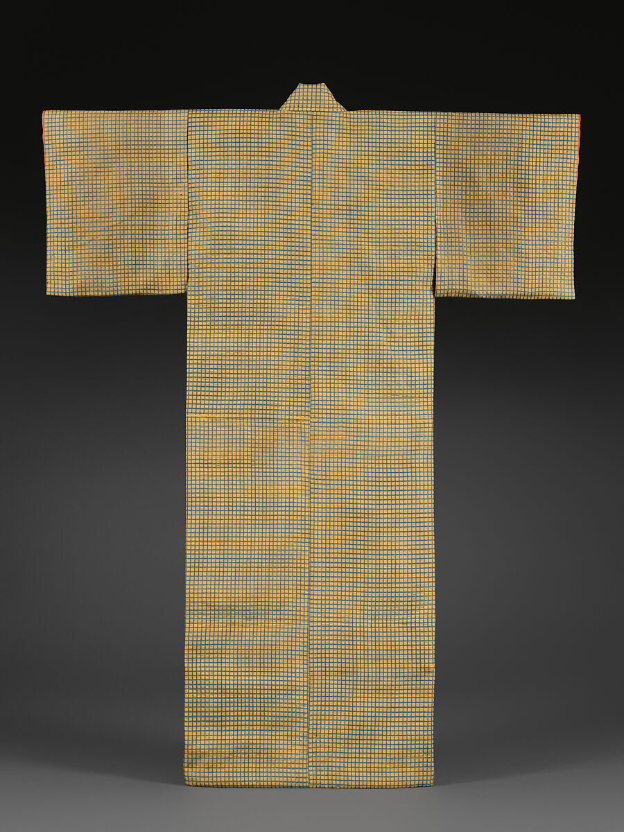 Kimono (Shijira), Extended plain-weave silk, Japan