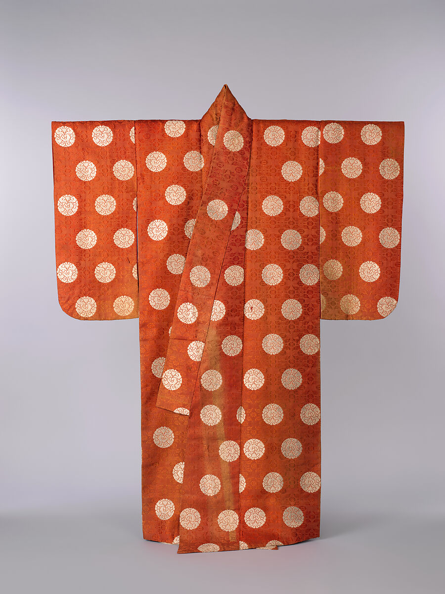 Noh Robe (Karaori), Twill-weave silk with brocading in silk and supplementary weft patterning in silk (karaori), Japan