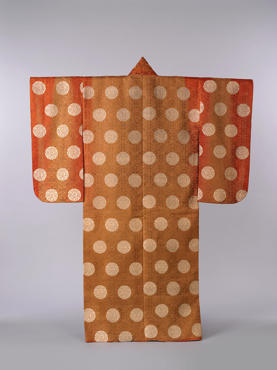 Noh Robe (Karaori), Twill-weave silk with brocading in silk and supplementary weft patterning in silk (karaori), Japan 