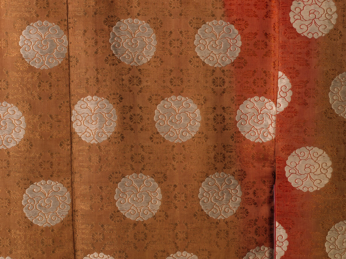 Noh Robe (Karaori), Twill-weave silk with brocading in silk and supplementary weft patterning in silk (karaori), Japan