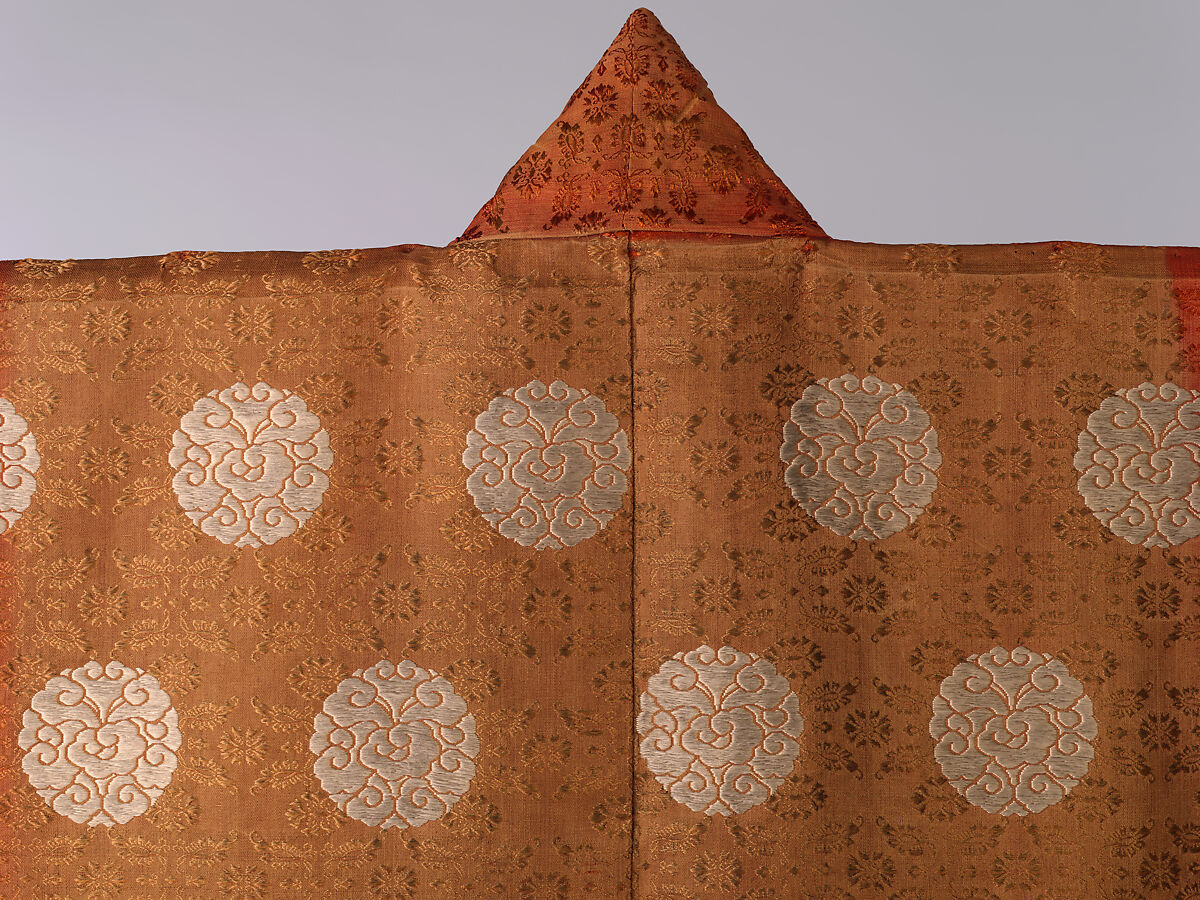 Noh Robe (Karaori), Twill-weave silk with brocading in silk and supplementary weft patterning in silk (karaori), Japan