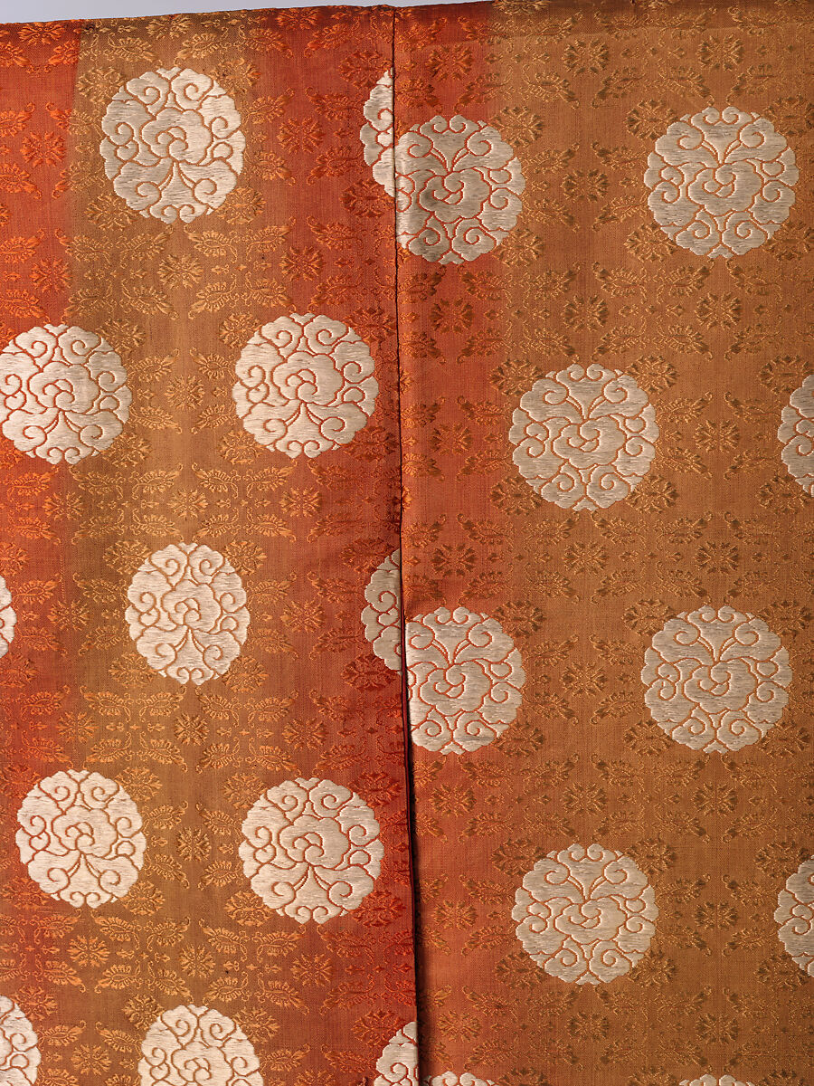 Noh Robe (Karaori), Twill-weave silk with brocading in silk and supplementary weft patterning in silk (karaori), Japan