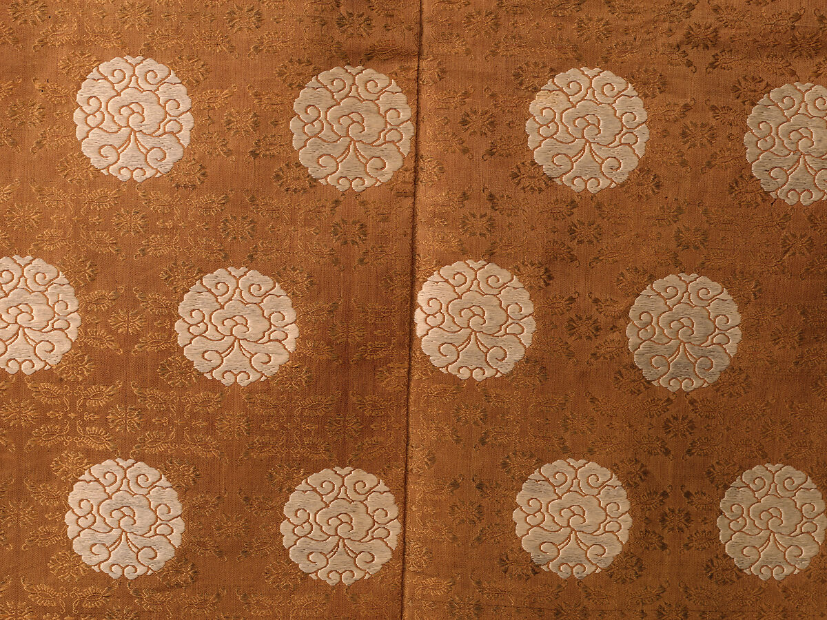 Noh Robe (Karaori), Twill-weave silk with brocading in silk and supplementary weft patterning in silk (karaori), Japan