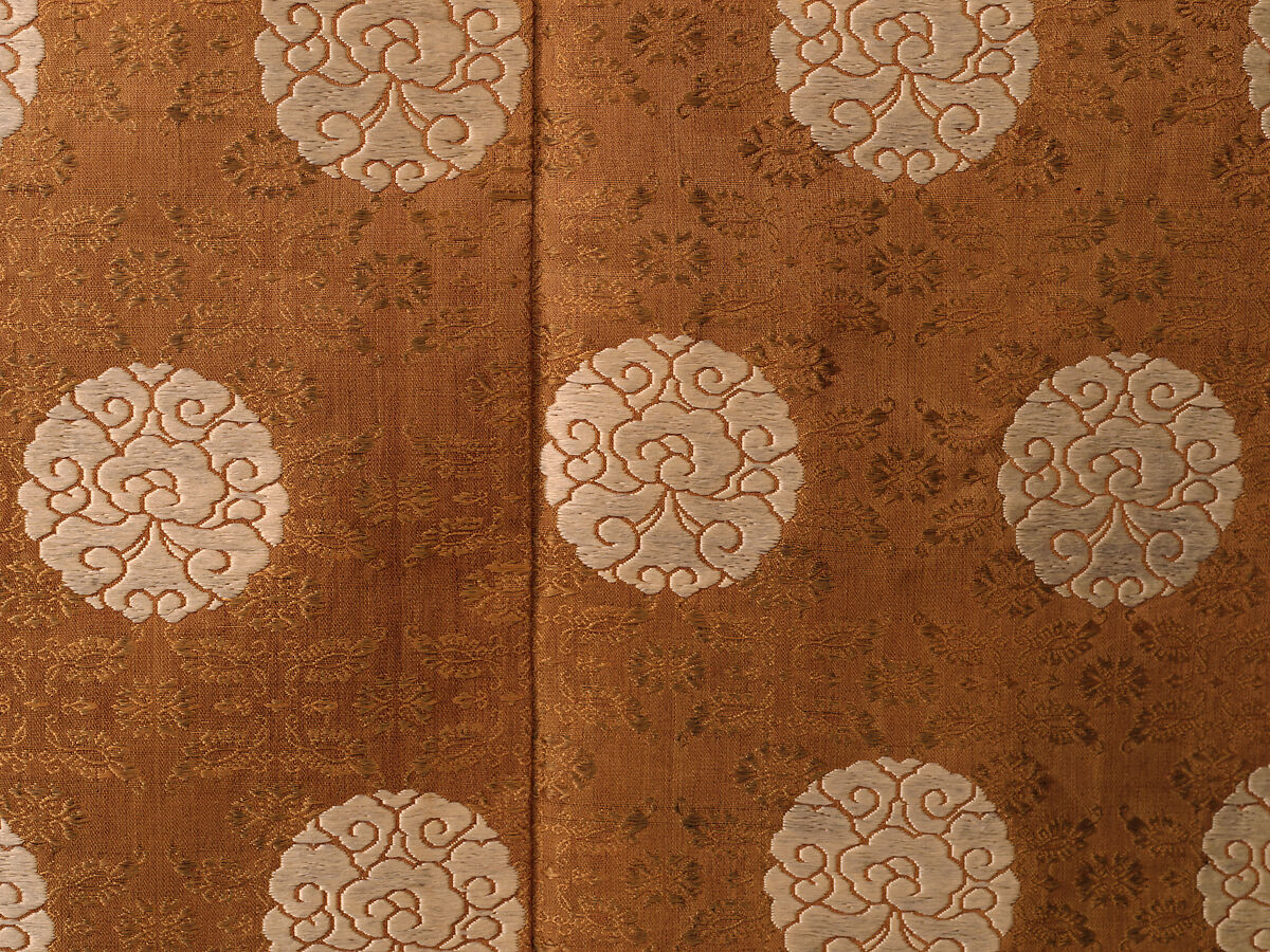 Noh Robe (Karaori), Twill-weave silk with brocading in silk and supplementary weft patterning in silk (karaori), Japan