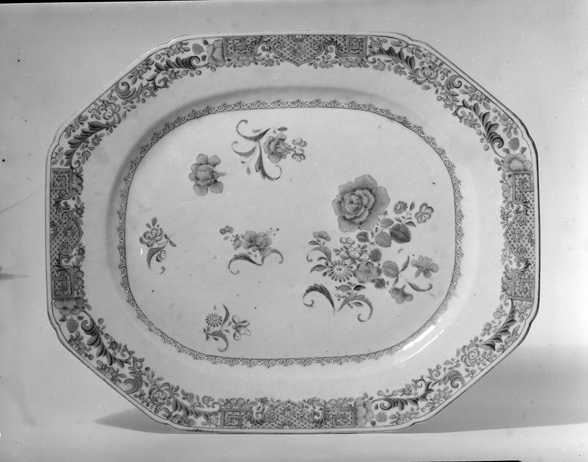 Platter, Porcelain, Chinese 