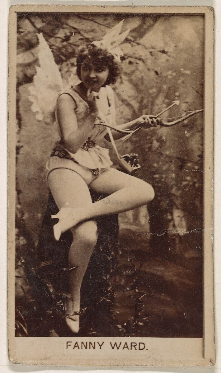 Fanny Ward, from the Actresses series (N245) issued by Kinney Brothers to promote Sweet Caporal Cigarettes, Issued by Kinney Brothers Tobacco Company, Albumen photograph 