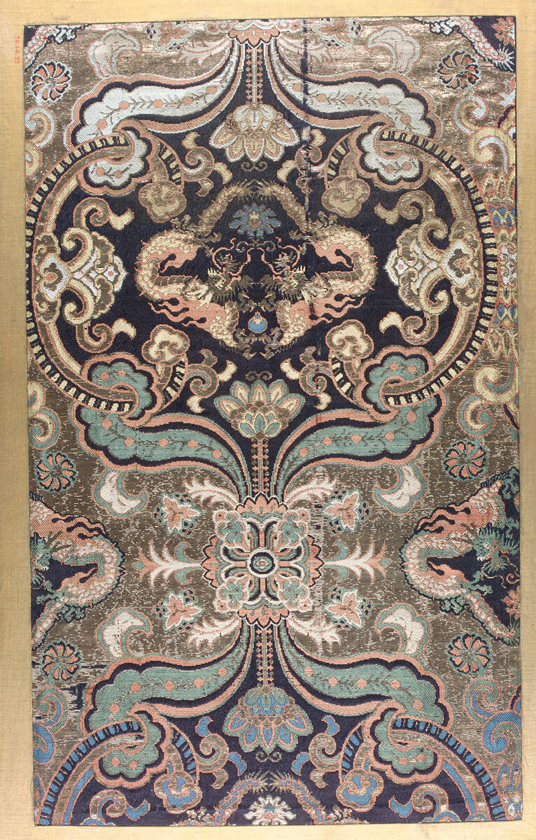 Piece, Silk, metallic thread, Japan 