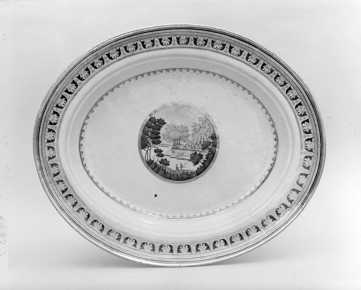 Platter, Porcelain, Chinese 