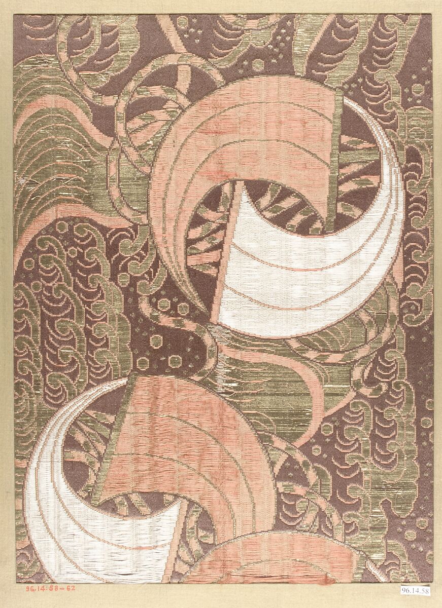 Piece, Silk, metallic thread, Japan 