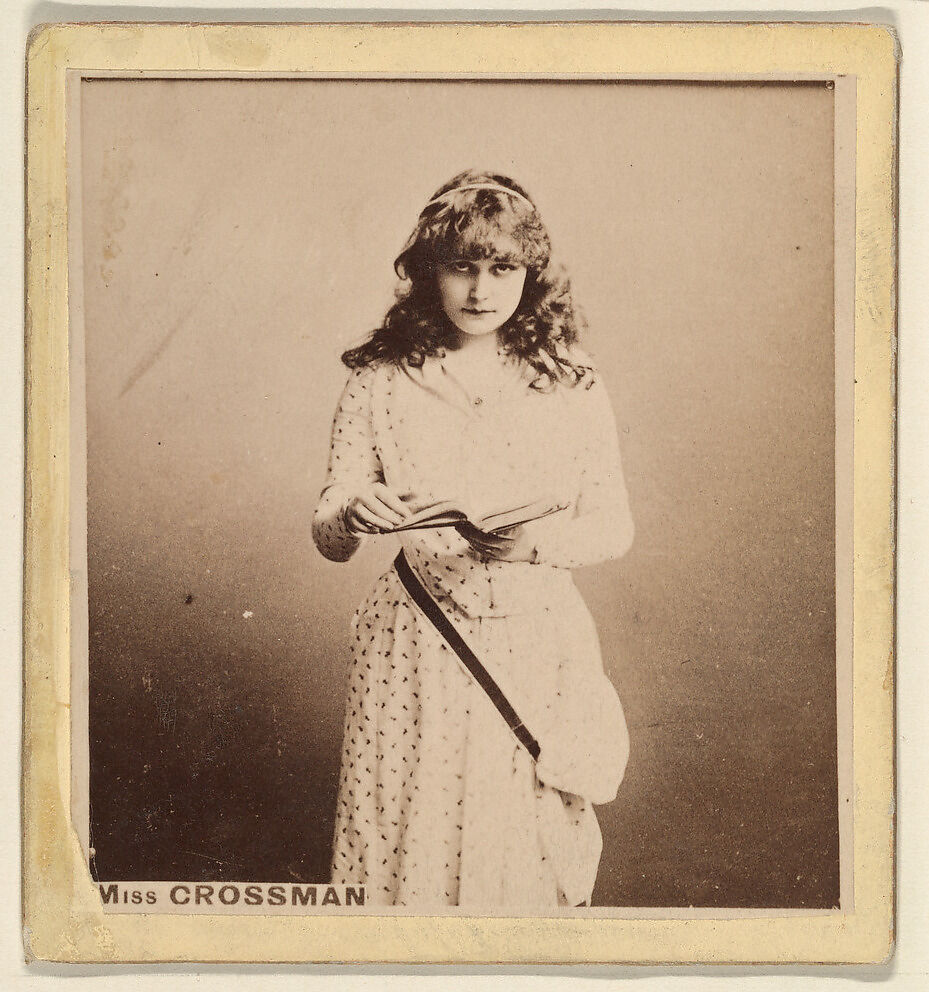 Issued By Kinney Brothers Tobacco Company Miss Grossman From The Actresses Series N246