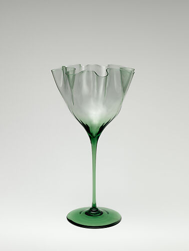 Tall-stemmed vase