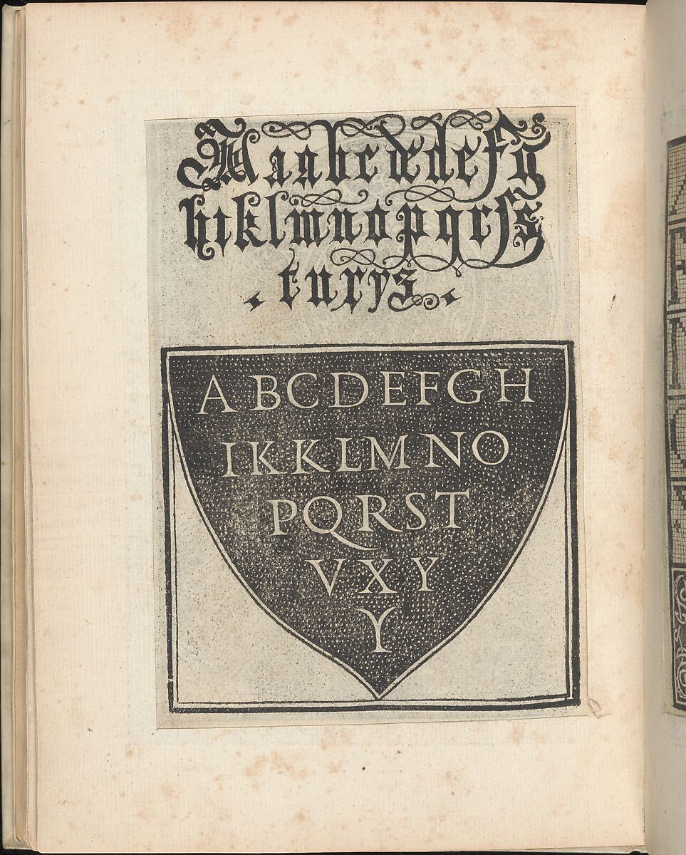 Esemplario di lavori, page 16 (recto), Nicolò Zoppino (Italian, Ferrara 1478/80–1544 Venice)  , Venice, Woodcut (pages inlaid, modern vellum binding) 