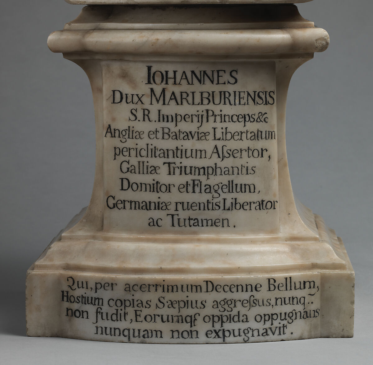 John Churchill, 1st Duke of Marlborough (1650–1722), John Michael Rysbrack (Flemish, Antwerp 1694–1770 London), Carrara marble, British