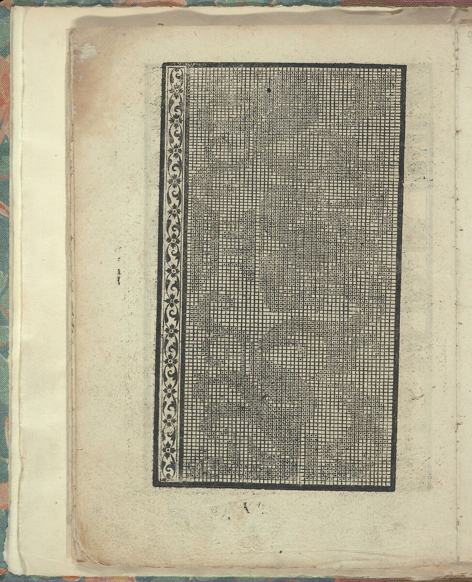 Opera Nova Universali intitulata Corona di racammi, page 21 (verso), Giovanni Andrea Vavassore (Italian, active Venice 1530–1573)  , Venice, Woodcut 