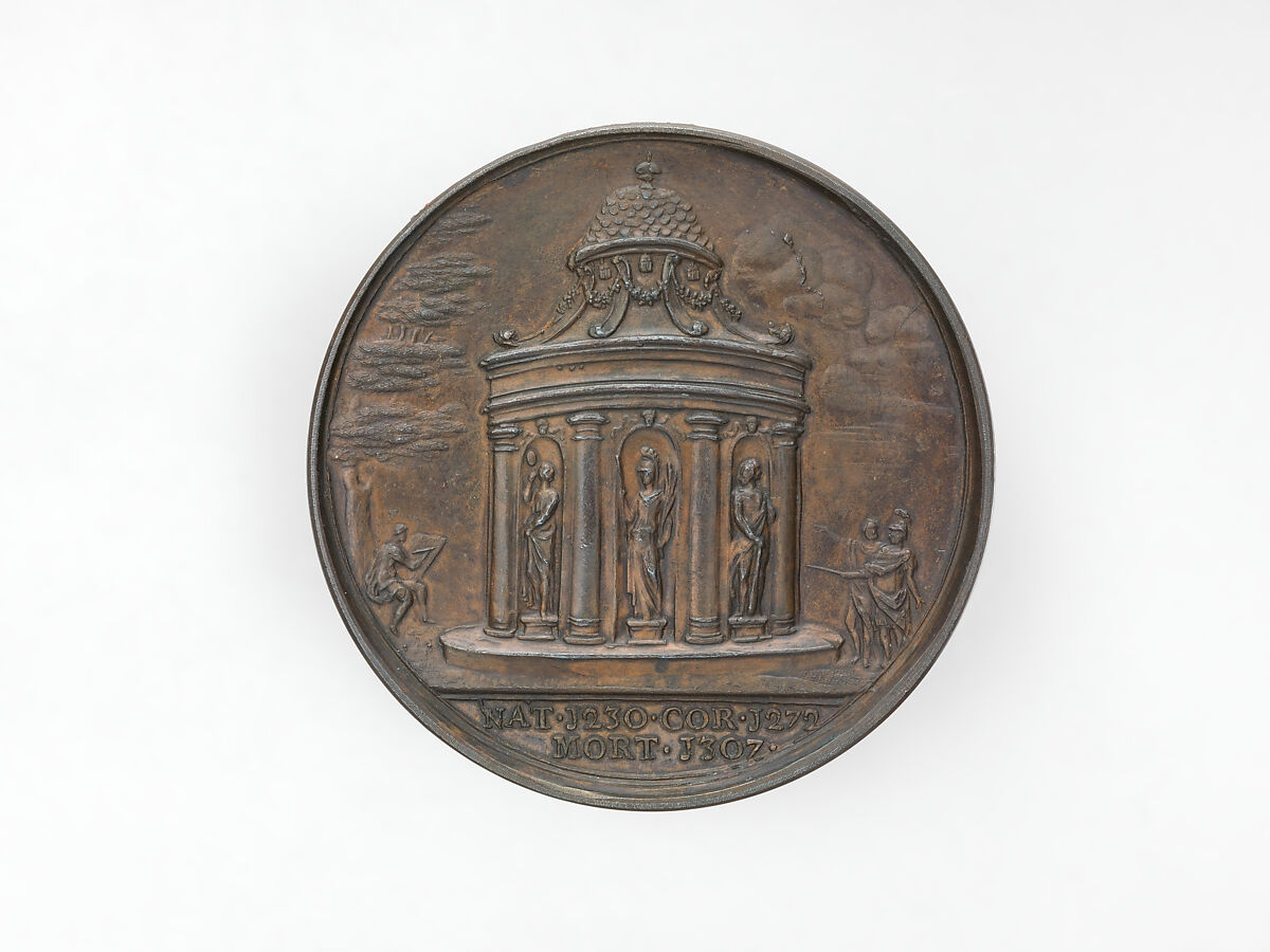 Edward I, from the English Monarchs series, Medalist: Jean Dassier (Geneva 1676–1763 Geneva), Bronze, British